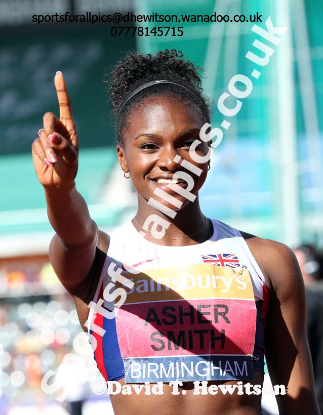 Womens 100 metres, Sainsbury's British Champs, Alexander Stadium, Birmingham. Photo: David T. Hewitson/Sprts for All Pics